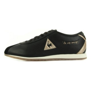 Le Coq Sportif Wendon W Sparkly Noir - Chaussures Baskets Basses Femme Rabais Paris